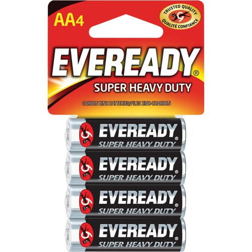 Piles &agrave; usage super intensif Eveready Equipex