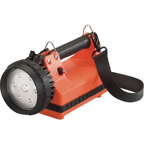 E-Flood&reg; FireBox&reg; Lantern with Standard System, LED, 615 Lumens, 8 Hrs. Run Time, Rechargeable Batteries, Included Equipex