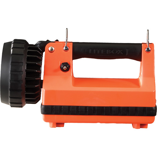 E-Flood&reg; FireBox&reg; Lantern with Standard System, LED, 615 Lumens, 8 Hrs. Run Time, Rechargeable Batteries, Included Equipex