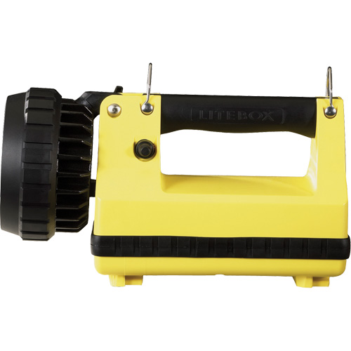 Lanterne avec syst&egrave;me de montage pour v&eacute;hicule E-Flood LiteBox, DEL, 615 lumens, 8 hres de fonctionnement, piles Rechargeable, Compris Equipex