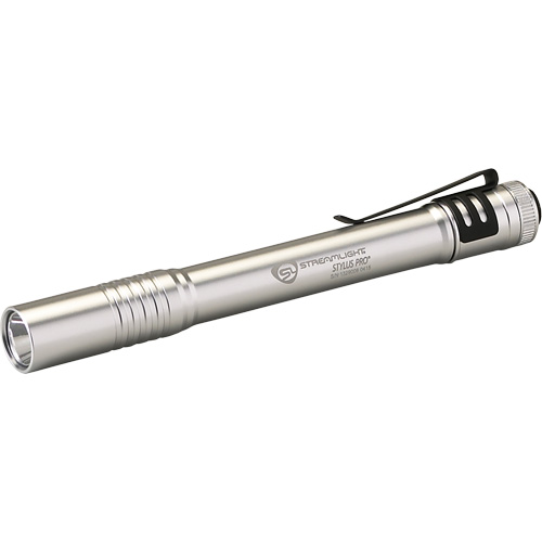 Lampe stylo Stylus Pro, DEL, 100 lumens, Corps en Aluminium, piles AAA, Compris Equipex