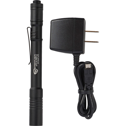 Lampe stylo USB Stylus Pro, DEL, 350 lumens, Corps en Aluminium, piles Rechargeable, Compris Equipex