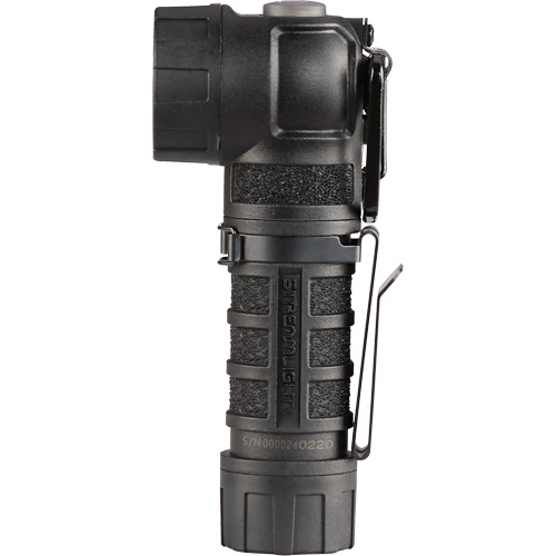 PolyTac&reg; 90 X Right Angle Flashlight, LED, CR123A Batteries, Polymer Equipex