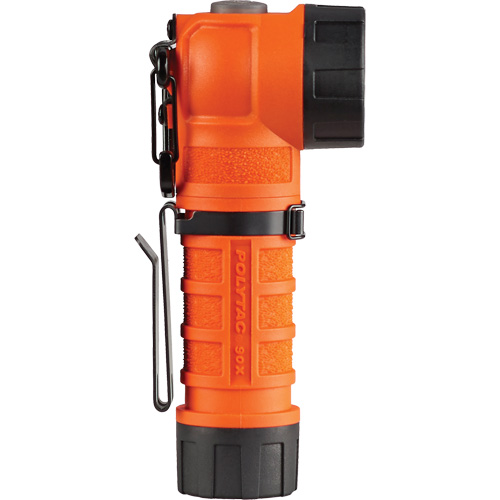 PolyTac&reg; 90 X Right Angle Flashlight, LED, CR123A Batteries, Polymer Equipex