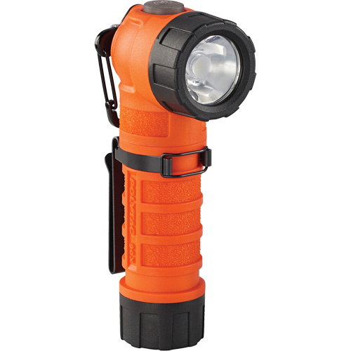 PolyTac&reg; 90 X Right Angle Flashlight, LED, CR123A Batteries, Polymer Equipex