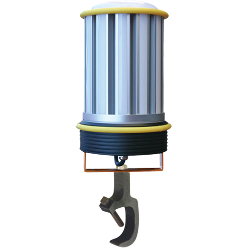 Lamp couverture large Beacon 360 avec support &agrave; pince, DEL, 120 W, 13 000 lumens, Boîtier en Aluminium Equipex