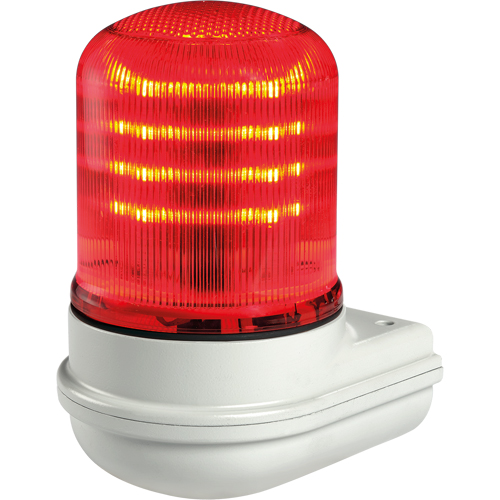 Streamline&reg; Modular Multifunctional LED Beacons, Continuous/Flashing/Rotating, Red Equipex