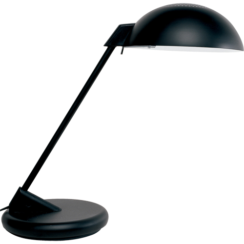 Lampe de bureau, 100 W, Incandescente, Noir Equipex