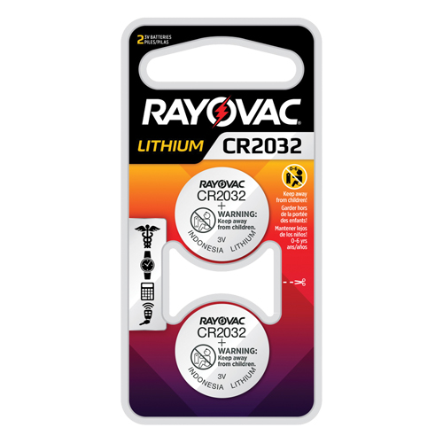 CR2032 Lithium Coin Cell Batteries, 3 V Equipex