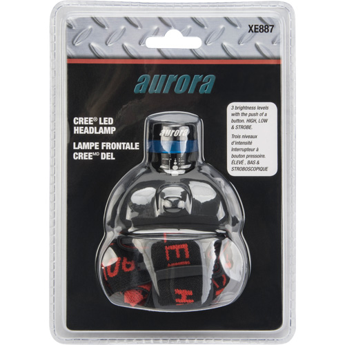 Cree&reg; Headlamp, LED, 120 Lumens, 6 Hrs. Run Time, AAA Batteries Equipex