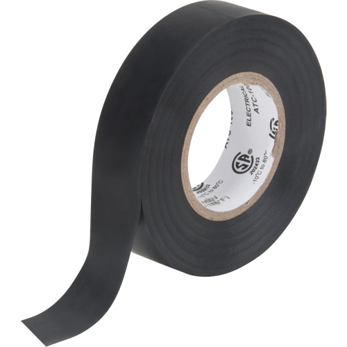 Ruban isolant, 19 mm (3/4") x 18 m (60'), Noir, 7 mils Equipex