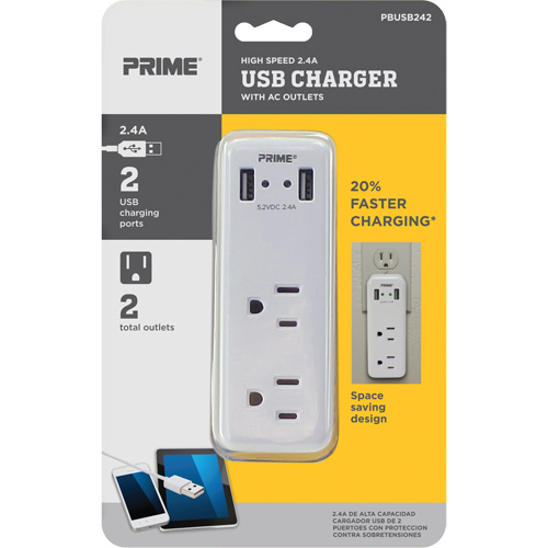 Prime&reg; USB Charger Equipex