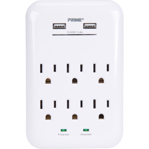 Chargeur USB Prime avec protection contre la surtension Equipex