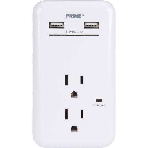 Chargeur USB Prime avec protection contre la surtension Equipex