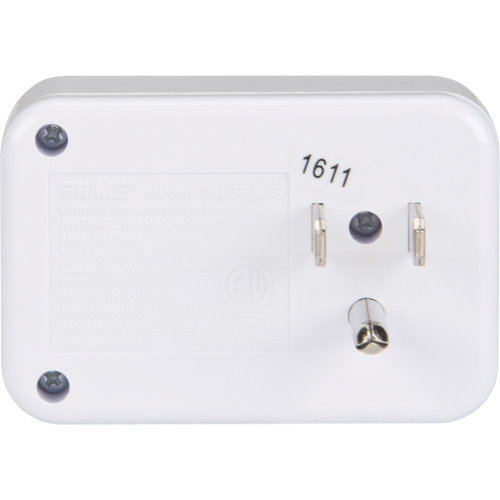Prime&reg; USB Charger with Surge Protector Equipex