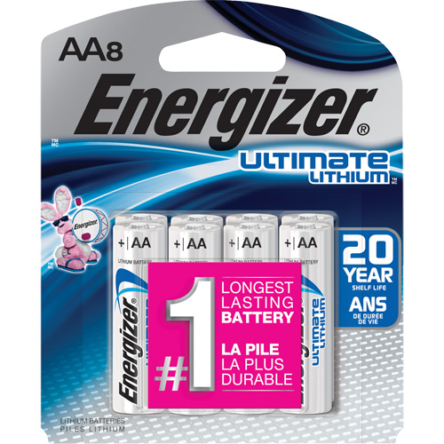Batteries au lithium Ultimate, AA, 1,5 V Equipex