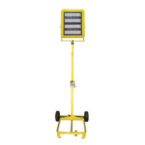 Chariot d'&eacute;clairage &agrave; t&ecirc;te unique avec treuil, DEL, 200 W, 30000 lumens, Boîtier en Aluminium Equipex