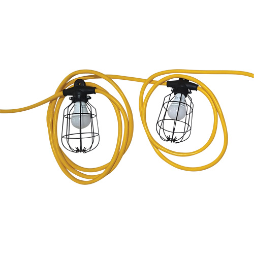 Chaînes de lumi&egrave;res DEL, 5 Lumi&egrave;res, 600" lo, Boîtier en M&eacute;tal Equipex