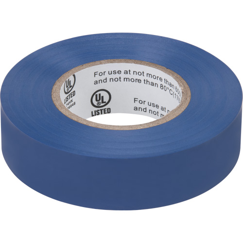 Electrical Tape, 19 mm (3/4") x 18 M (60'), Blue, 7 mils Equipex