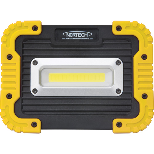 Portable Work Light, LED, 10 W, 1000 Lumens, Plastic Housing Equipex