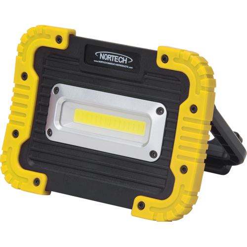 Portable Work Light, LED, 10 W, 1000 Lumens, Plastic Housing Equipex