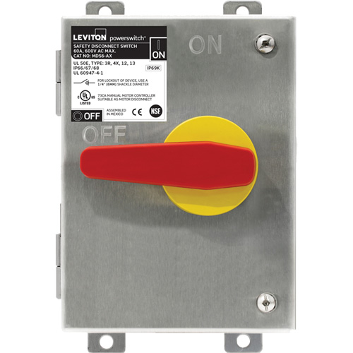Sectionneur en acier inoxydable Equipex