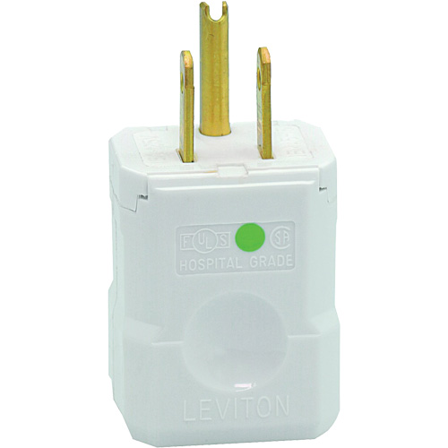 Prise de rallonge de qualit&eacute; hospitali&egrave;re, Nylon, 15 A, 125 V Equipex