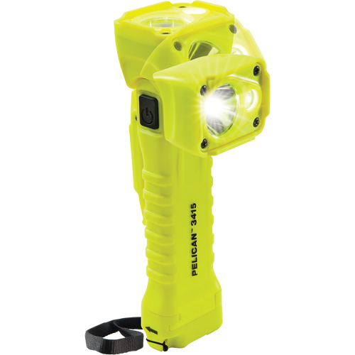 Right Angle Flashlight, LED, 336 Lumens, AA Batteries Equipex