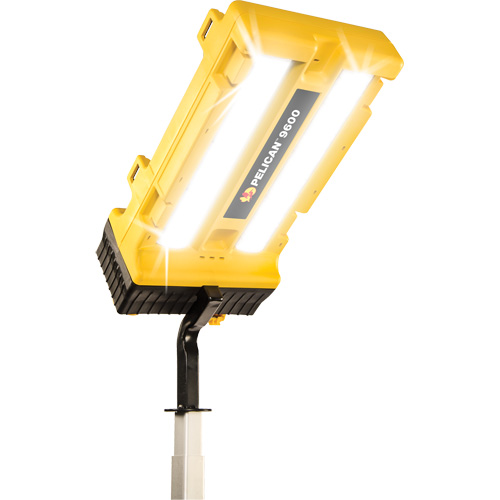 Syst&egrave;me avec t&ecirc;te d'&eacute;clairage modulaire et support, DEL, 24 W, 3000 lumens, Boîtier en Aluminium Equipex