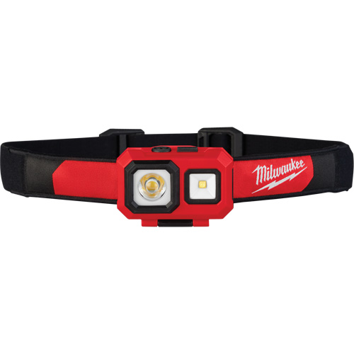 Spot & Flood Beam Headlamp, LED, 450 Lumens, 2 Hrs. Run Time, AAA Batteries Equipex