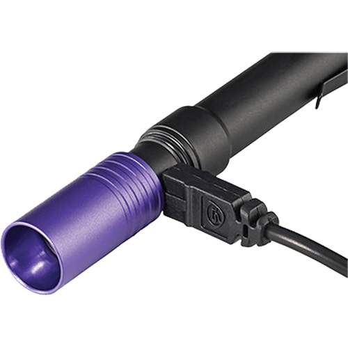 Lampe stylo UV avec port de recharge micro USB Stylus Pro, DEL, Corps en Aluminium, piles Rechargeable, Compris Equipex