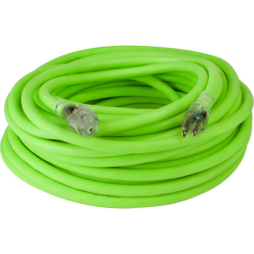 Flexzilla&reg; Pro Industrial Extension Cord, All-Weather, SJTW, 10/3 AWG, 15 A, 100' Equipex