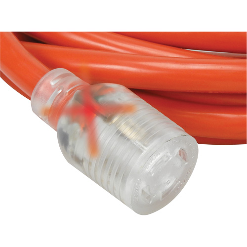 Rallonge pour g&eacute;n&eacute;ratrice &agrave; quatre prises, Ext&eacute;rieur, AWG 10, 30 A, 4 prise(s), 25' Equipex