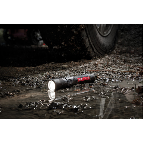 1100L Twist Focus Flashlight, LED, 1100 Lumens, Rechargeable Batteries Equipex