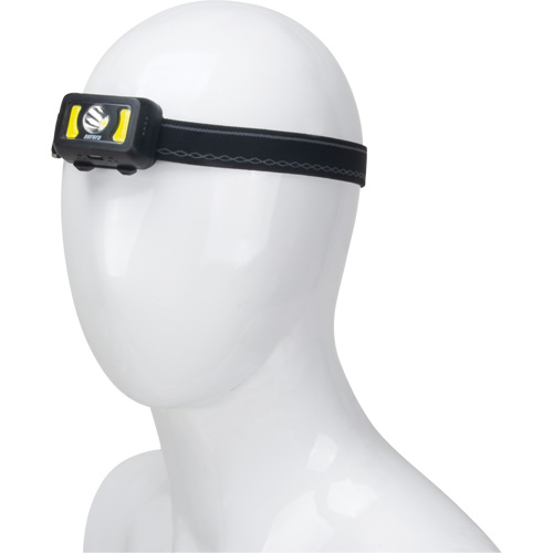Headlamp, LED, 350 Lumens, 2 Hrs. Run Time, Rechargeable Batteries Equipex