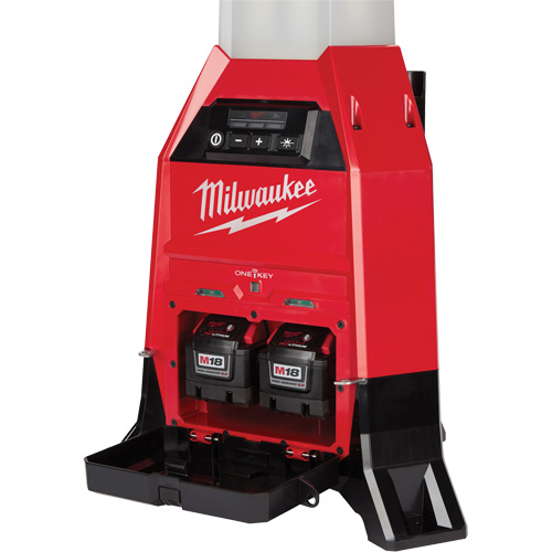 M18 Radius Site Light & Charger with One-Key, LED, 4800/9000/2500 Lumens, Plastic Housing Equipex