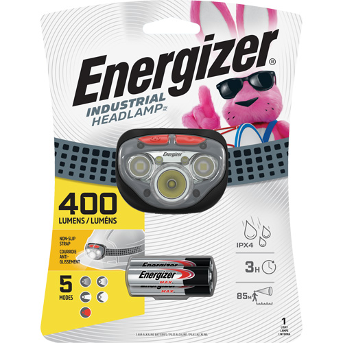 Vision HD+ Focus Headlight, LED, 400 Lumens, 3 Hrs. Run Time, AAA Batteries Equipex