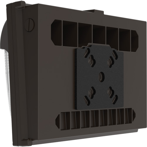 TWX Wall Luminaire, LED, 480 V, 9 W - 54 W, 14" H x 18" W x 5" D Equipex