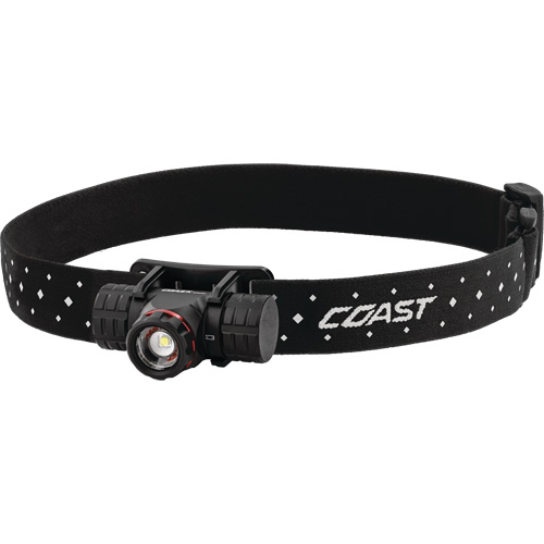 XPH25R Headlamp, LED, 460 Lumens, 9.25 Hrs. Run Time, Rechargeable/CR123 Batteries Equipex