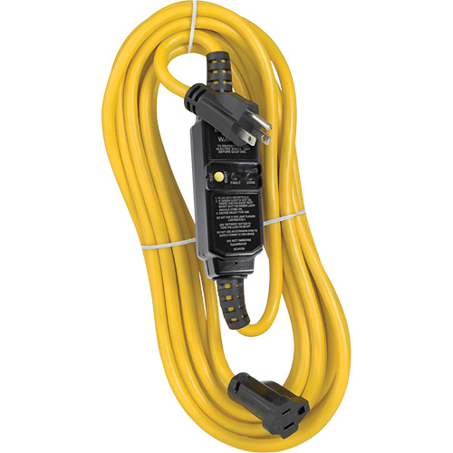 Ensemble de cordon DDFT &agrave; r&eacute;initialisation automatique, 120 V, 15 A, Cordon de 25' Equipex