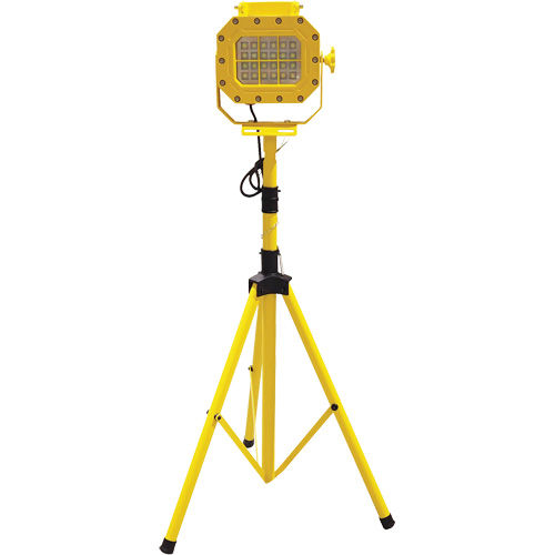 Explosion Proof Floodlight with Tripod, LED, 40 W, 5600 Lumens, Aluminum Housing Equipex