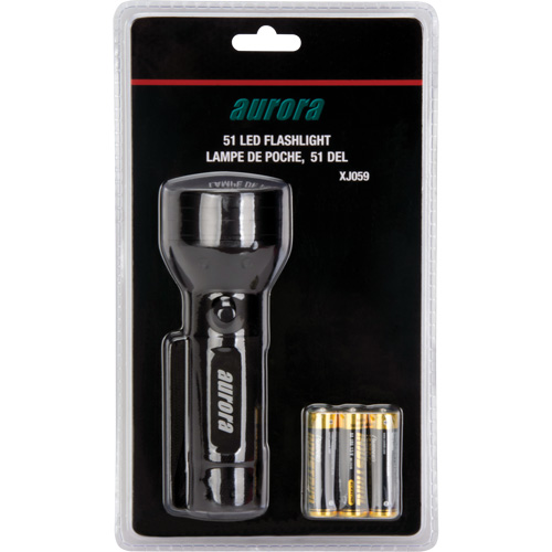 Lampe de poche AFL300, DEL, 180 lumens, Piles AA Equipex