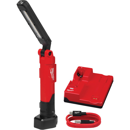 Redlithium USB Stick Light with Magnet & Charging Dock, Hook/Magnetic, Rechargeable, 550 Lumens Equipex
