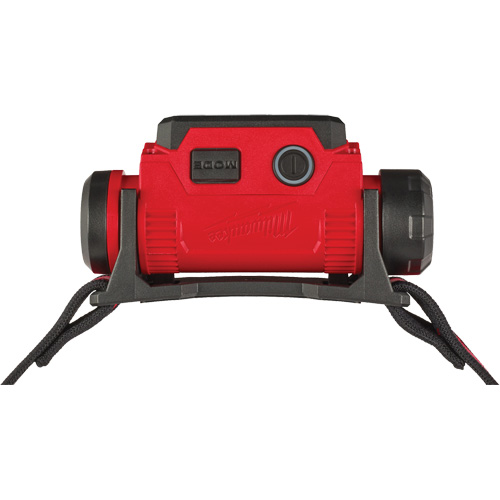 REDLITHIUM USB Hardhat Headlamp, LED, 600 Lumens, 5 Hrs. Run Time, Rechargeable Batteries Equipex