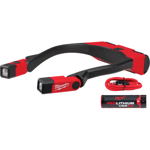 Redlithium USB 400L Work Light, Neck Light, Rechargeable, 400 Lumens Equipex