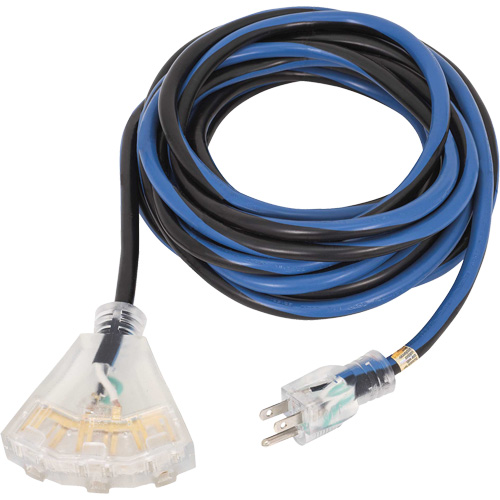 JLEC-1425 Contractor Grade Extension Cord, Indoor/Outdoor, SJTOW, 14 AWG, 15 A, 25' Equipex