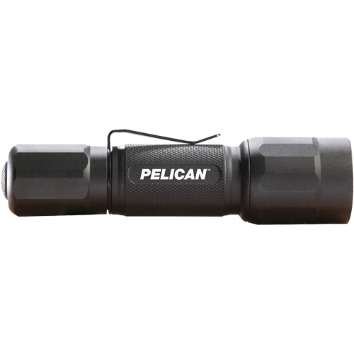 2350 Tactical Flashlight, LED, 178 Lumens, AA Batteries Equipex