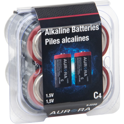 Piles alcalines industrielles, C, 1,5 V Equipex
