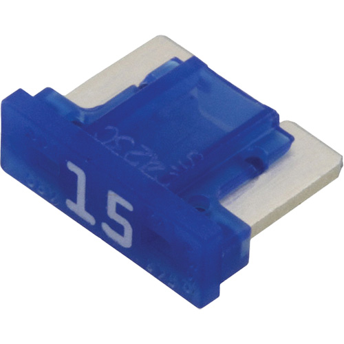 Fusible &agrave; lames pour automobiles LP de la s&eacute;rie MINI, Cartouche, 15 A, 58 V Equipex