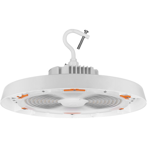 UFO High Bay Light, LED, 120 - 347 V, 200 W, 7.3" H x 11" W Equipex